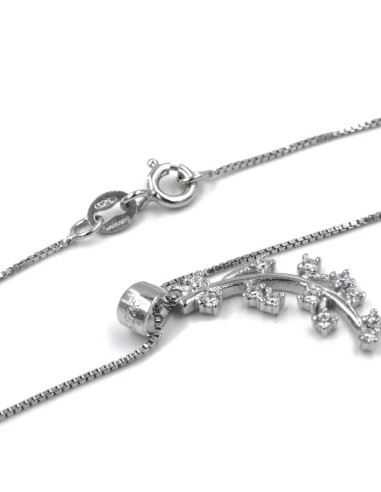 Bracciale Catena Donna in Argento 925 Rodiato...