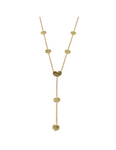 Gold Plated Sterling Silver Hearts Necklace  2