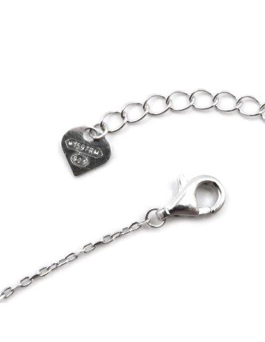 Bracciale Catena Donna in Argento 925 Rodiato...