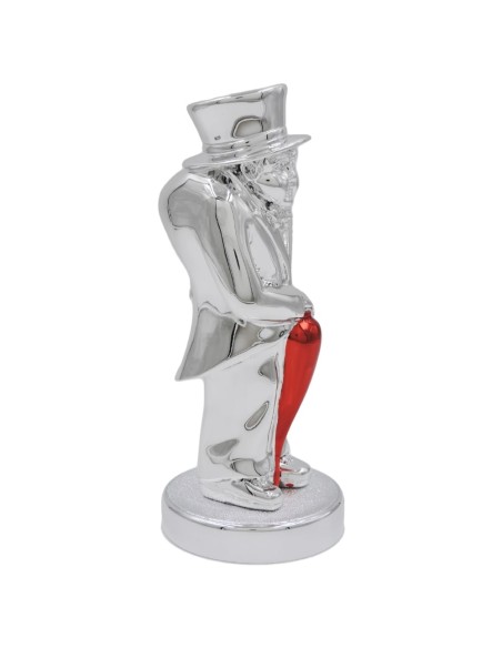Silver Coated Resin Lucky Hunchback 