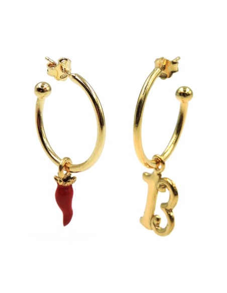 Superstitious Hoop Earrings 