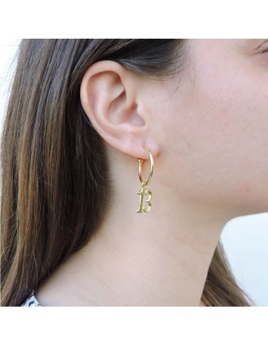 Superstitious Hoop Earrings 