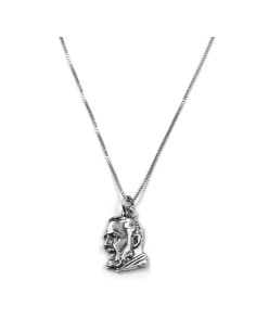 Collana con Ciondolo Padre Pio in Argento