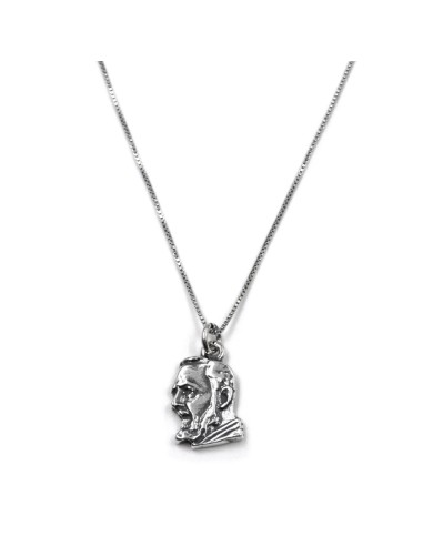 Collana con Ciondolo Padre Pio in Argento