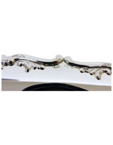 800 Sterling Silver glossy bon bon bowl with...