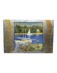 Framework on Wood Basin at Argenteuil by Claude Monet 