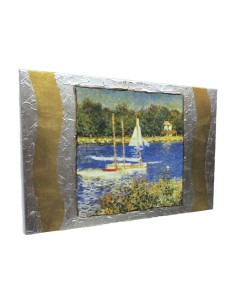 Framework on Wood Basin at Argenteuil by Claude Monet  2