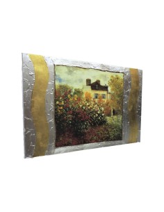Framework on Wood The Claude Monet Garden in Argenteuil... 2