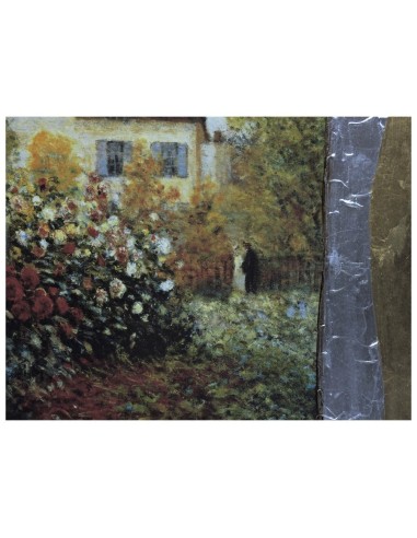 Quadro su Tavola Il Giardino di Claude Monet ad...