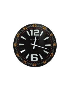 Wall Clock in Glass Time B by Mauro Ferretti