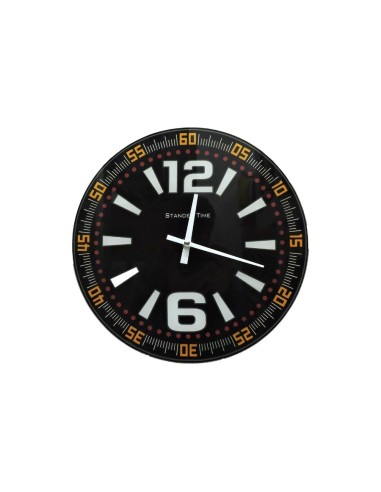 Wall Clock in Glass Time B by Mauro Ferretti