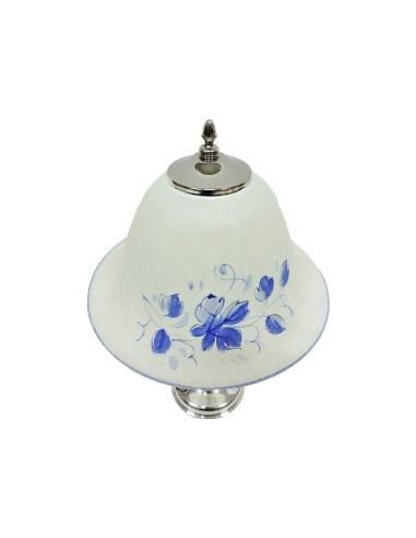 Lampada Abat Jour in Argento 800 con Paralume...