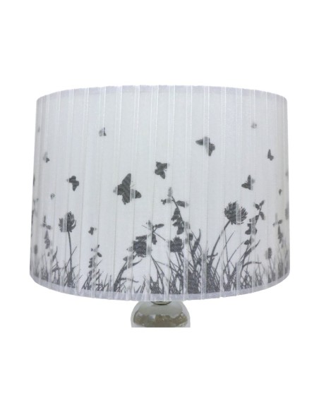 Ceramic Abat Jour Table Lamp Butterflies by Mauro Ferretti
