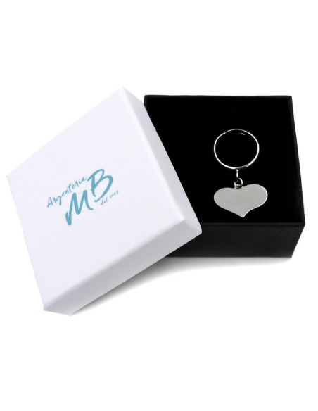 925 Sterling Silver Ring with Customizable Heart Pendant