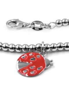 Bracciale Rosario Boules Grandi Argento 925 Rodiato  2