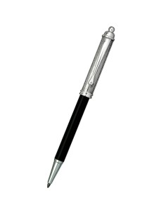 Kugelschreiber mit Harzgehäuse und 925er Silberkappe