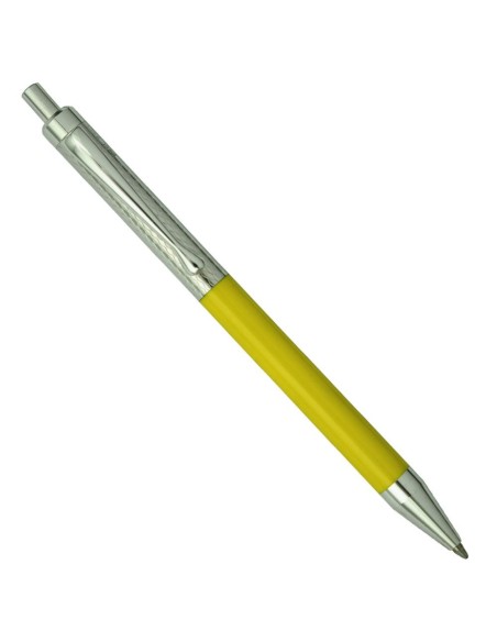 925 Sterling Silver Yellow Ballpoint Pen