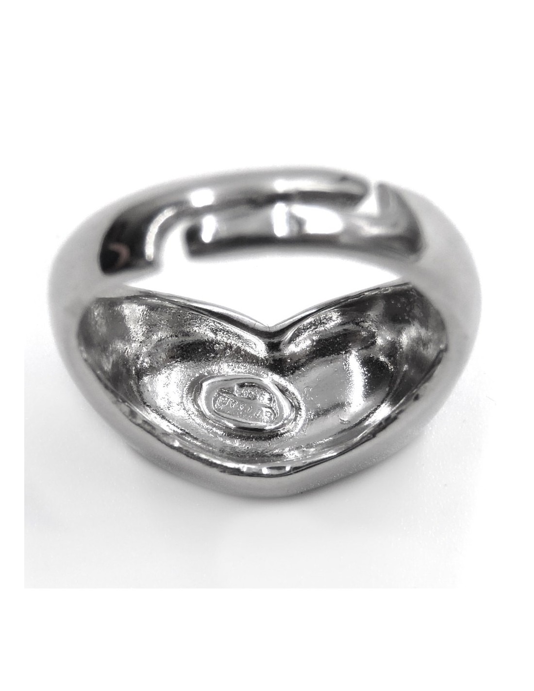 Anello Midi A Cuore In Argento Sterling 925 - Gioiello Regalo Per Donna