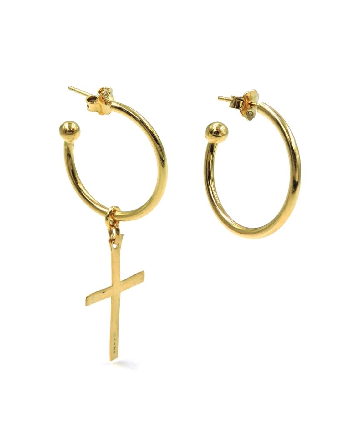 Orecchini A Cerchio Intrecciati In Argento Sterling 925 – Philip Jones