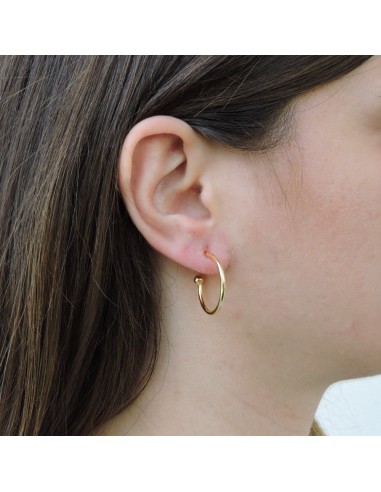 Cross Hoop Earrings 