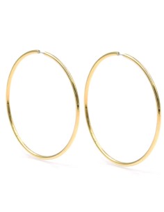 925 Sterling Silver Classic Hoop Earrings 