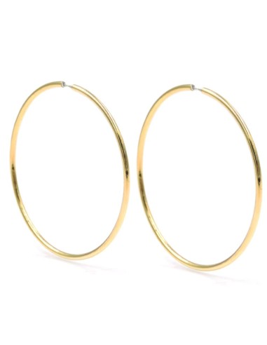 925 Sterling Silver Classic Hoop Earrings 
