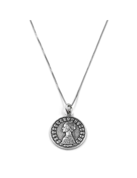 Collana 500 Lire Caravelle in Argento 