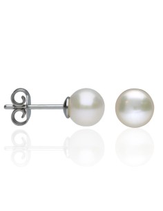 Sterling Silver Pearl Earrings