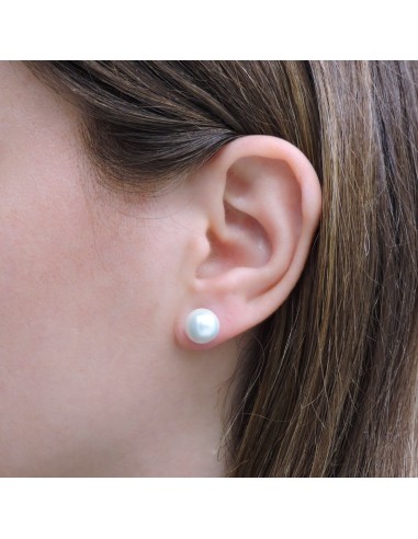 Orecchini Perle con Montatura in Argento 925 