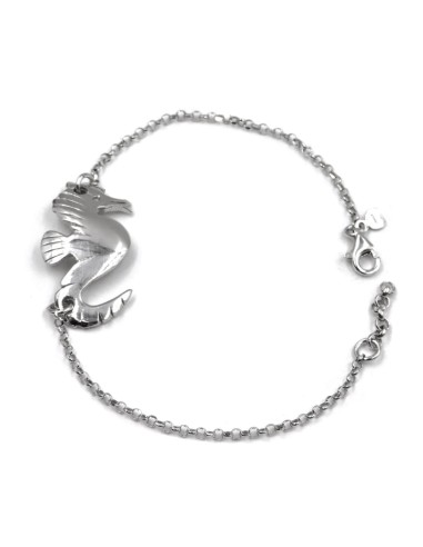 Seepferdchen-Armband aus 925er Sterlingsilber