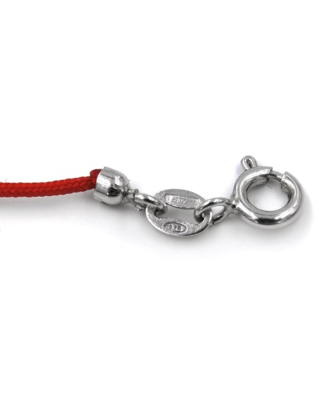Red Bracelet with Heart Pendants