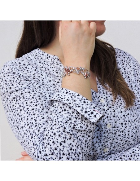 Starfish Coral Semi Rigid Bracelet