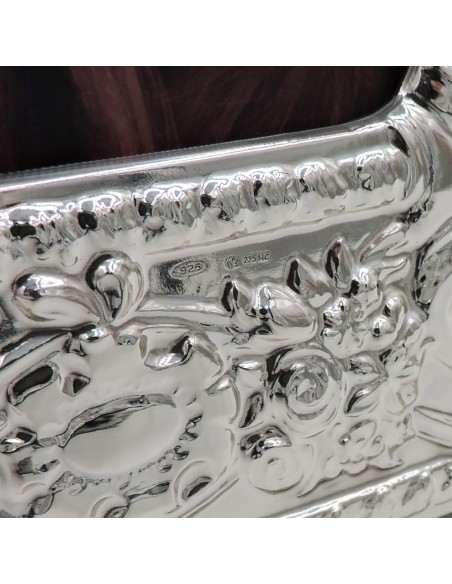 Cornice Portafoto Cupido cm 13x18 in Argento Massiccio 925 