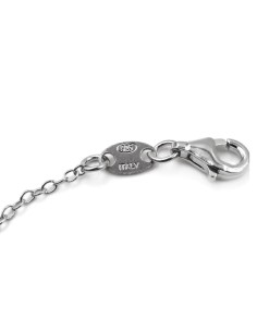 Bracciale Catena Donna in Argento 925 Rodiato Con... 2