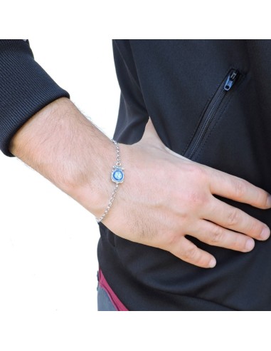 Bracciale Boules con Cuore Turchese Donna in...