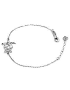 Bracciale Catena Donna in Argento 925 Rodiato Con...