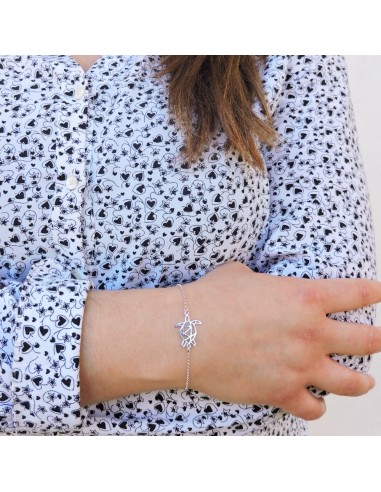 Bracciale Catena Donna in Argento 925 Rodiato...