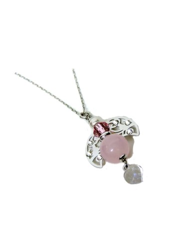 Collana 60 cm Con Ciondolo Cherubino in Argento...