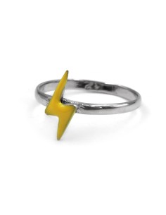 Anello Fulmine in Argento Smaltato
