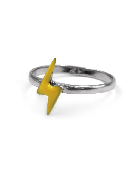 Anello Fulmine in Argento Smaltato