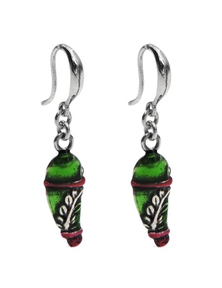 Orecchini Fiore in Argento 925 Con Zirconi Bianchi By Taitù