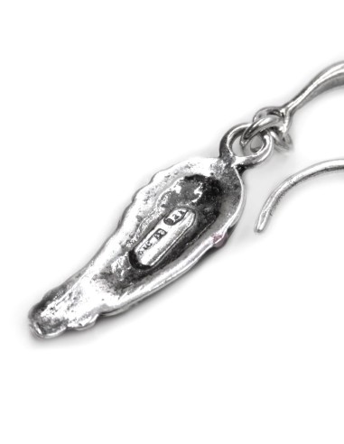 Ace of Clubs Earrings Enamelled 925 Sterling...