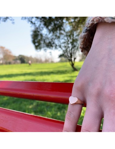 Pink Gold Plated Sterling Silver Heart Shaped...