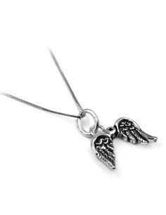 Sterling Silver Angel Wings Necklace 