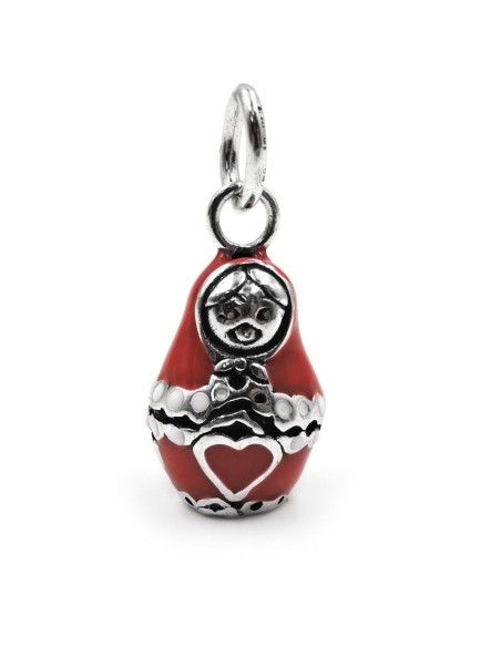 Collana Matrioska in Argento Smaltato