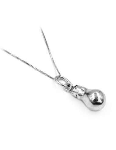 Collana con Ciondolo Lampadina in Argento 