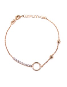 Bracciale Catena Donna in Argento 925 Rodiato Con...
