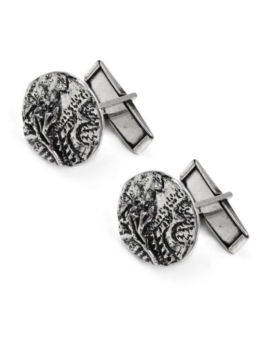 Gulf of Naples 925 Sterling Silver Cufflinks 