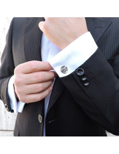 Gulf of Naples 925 Sterling Silver Cufflinks 