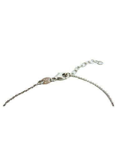 Bracciale in Argento 925 Rodiato con Ciondolo...